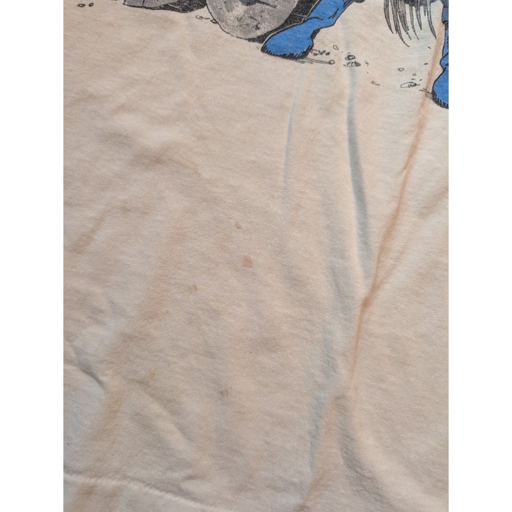 Hanes Fifty Fifty T-shirt Longacres Horseracing Mascot USA XL 92' Single Stitch - Picture 3 of 5